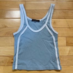 Brandy Melville Blue & White Striped Tank